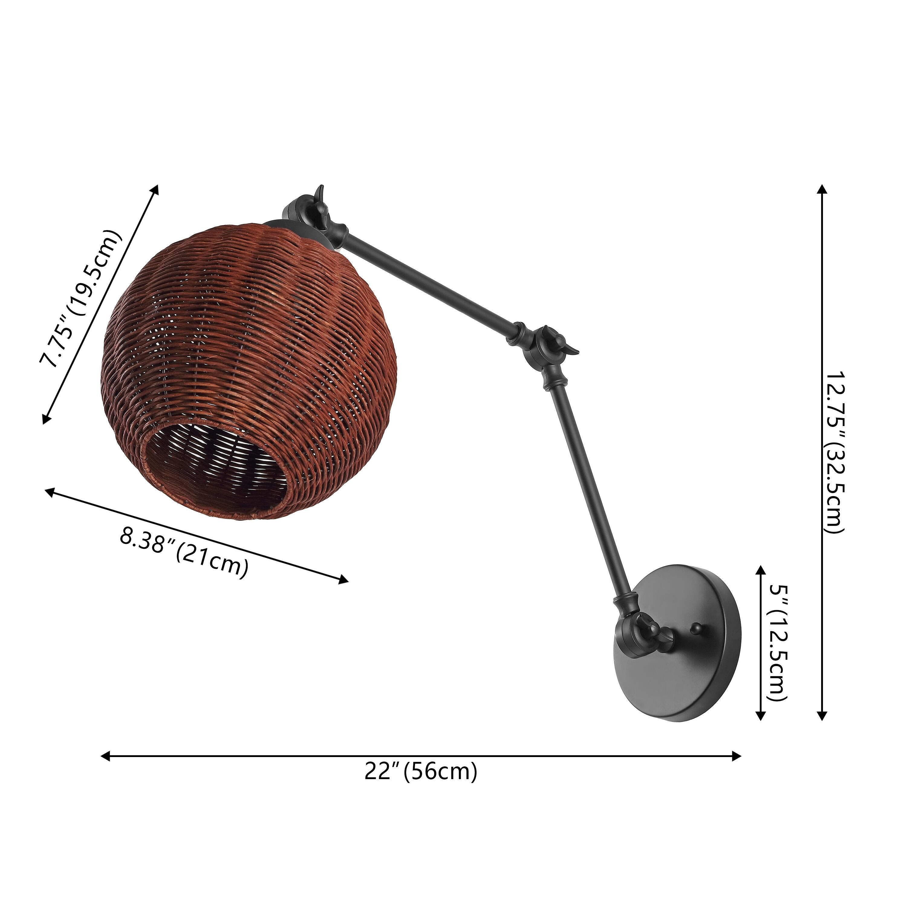 7.75" (19.5cm)  
8.38" (21cm)  
22" (56cm)  
5" (12.5cm)  
12.75" (32.5cm)