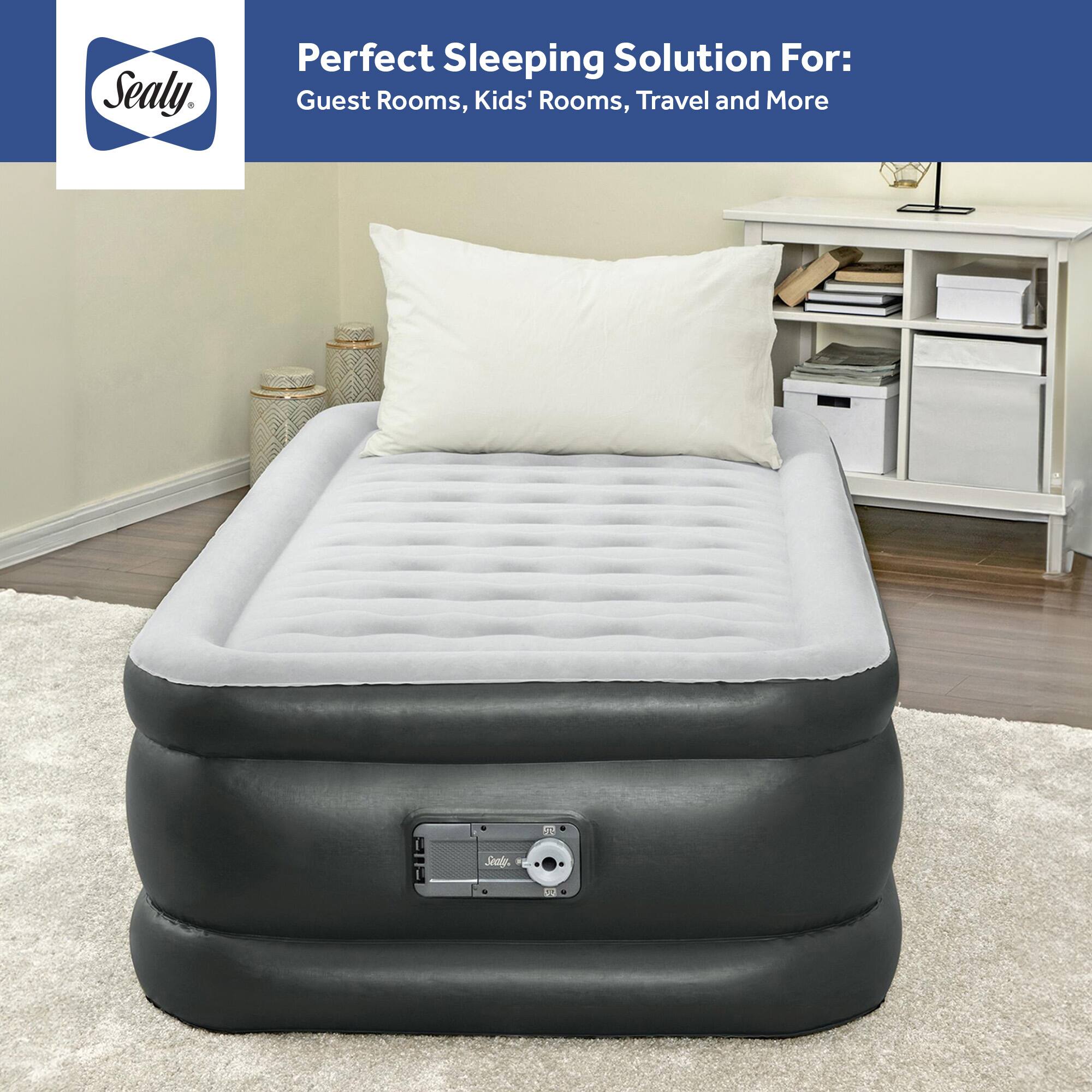 Sealy  
Perfect Sleeping Solution For:  
Guest Rooms, Kids' Rooms, Travel and More