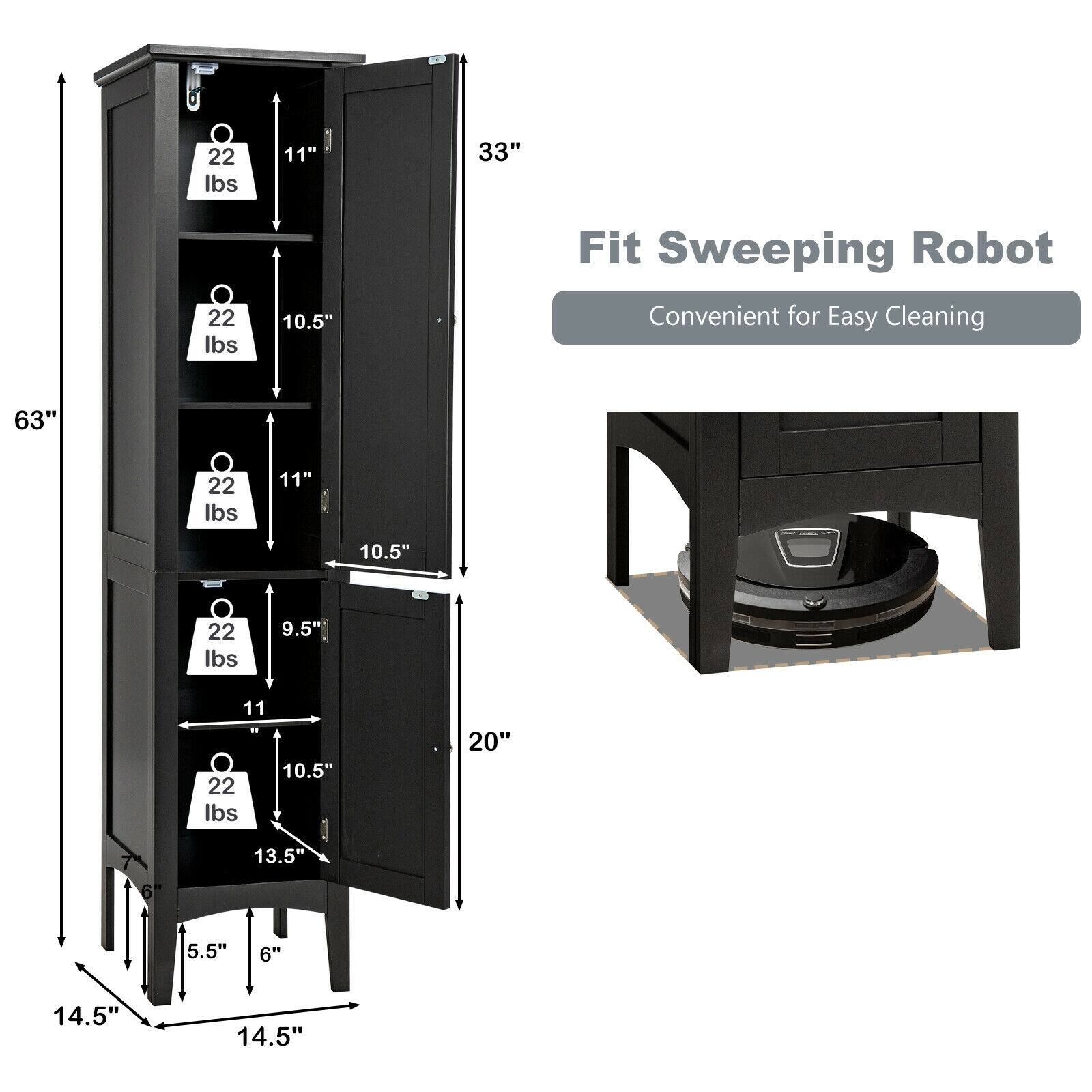 Fit Sweeping Robot, Convenient for Easy Cleaning, 22 lbs, 11", 33", 22 lbs, 10.5", 63", 22 lbs, 11", 10.5", 22 lbs, 9.5", 11", 10.5", 22 lbs, 20", 13.5", 6", 5.5", 6", 14.5", 14.5"