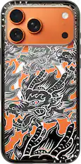 Front. CASETiFY - Apple iPhone 17 Pro Max Compact Case (Impact Lite) - Dragon.