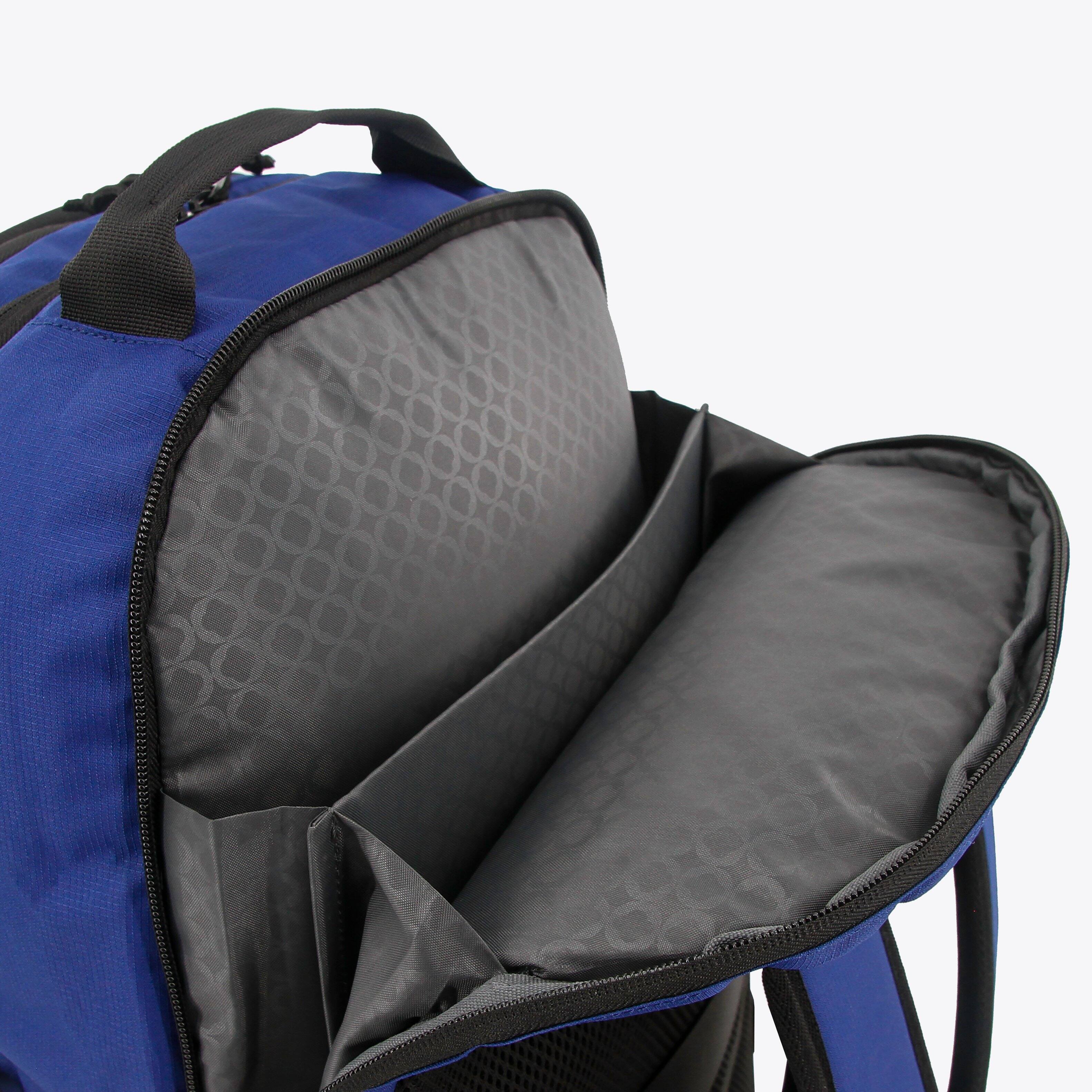 Alt View 2. J World - J World Unisex Stride Laptop Backpack for School and Travel, Navy Blue - NAVY BLUE.