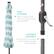 cp | - EASY STORAGE: Built-in hand crank allows for quick setup & breakdown. RIFEN 1TIME DURABLE ASSEMBLY: Push-button connector pin protects the pole from damage.