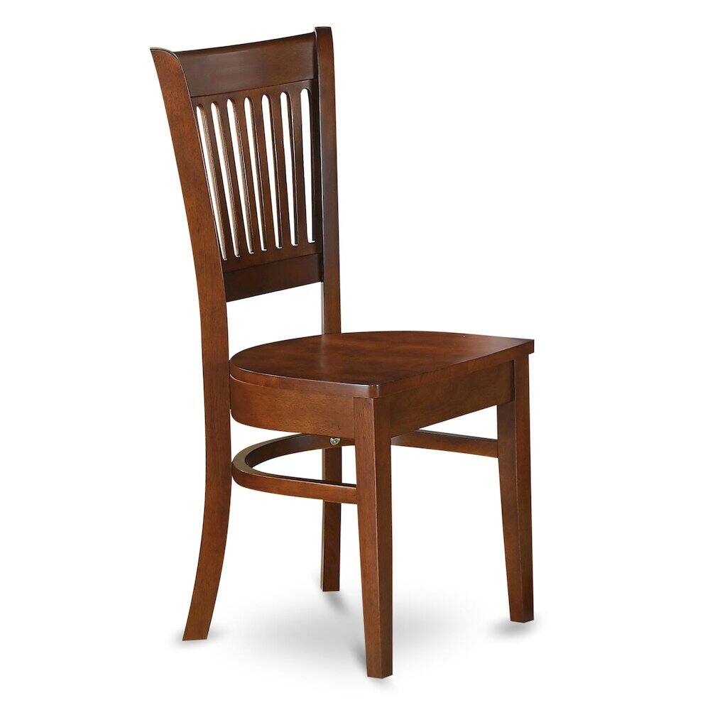 Front. East West Furniture - Vancouver Wood Seat Dining Chairs in Espresso Finish - Espresso.