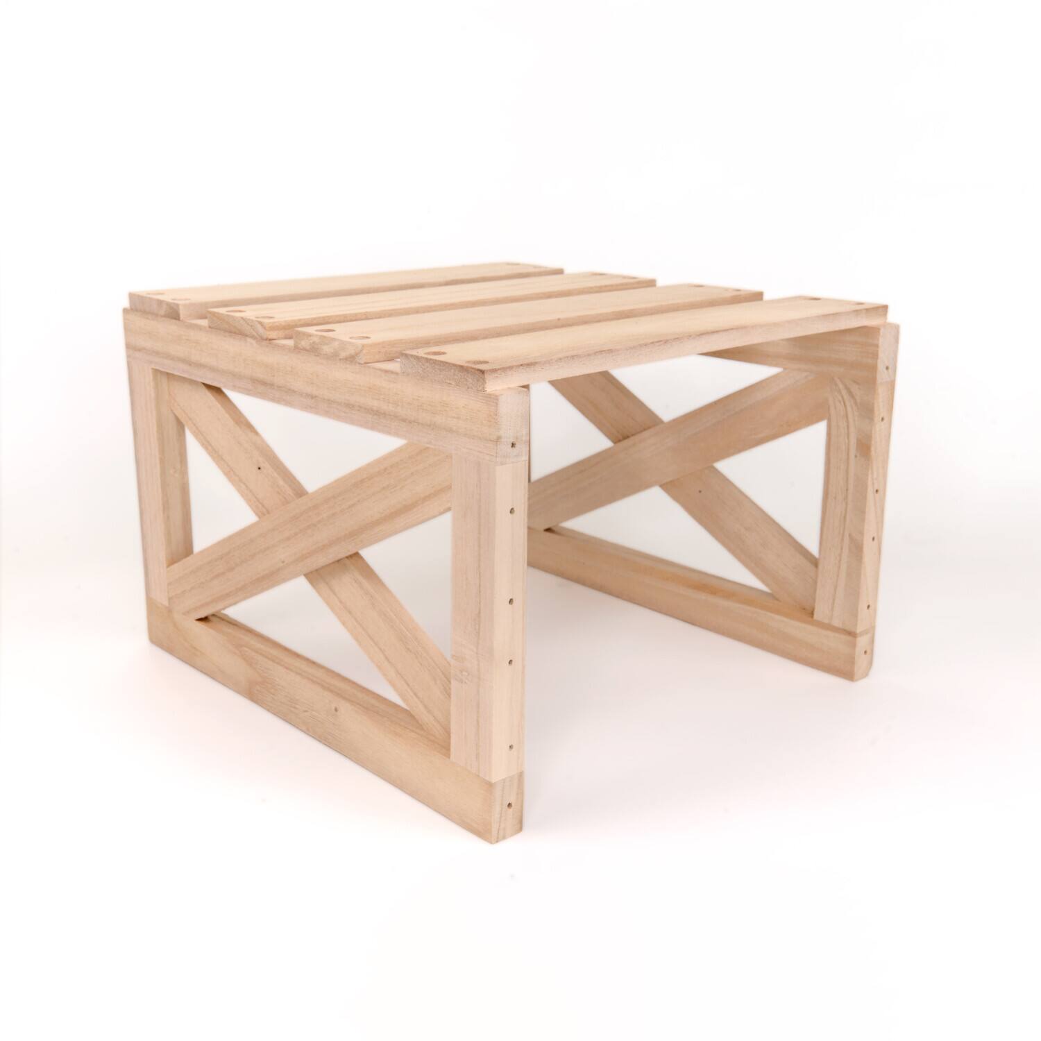 Alt View 3. PopMarket - Vinyl Styl VS-RS-06l Express LP Crate 12 Inch LP Record Storage 40+ Capacity Wood   - VINYL ACCESSORIES - Brown.