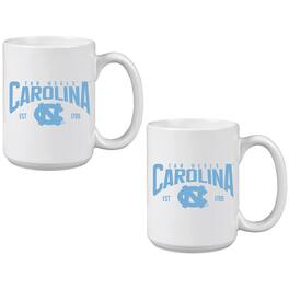 Indigo Falls - North Carolina Tar Heels 15oz. Mug Two-Pack - Multicolor