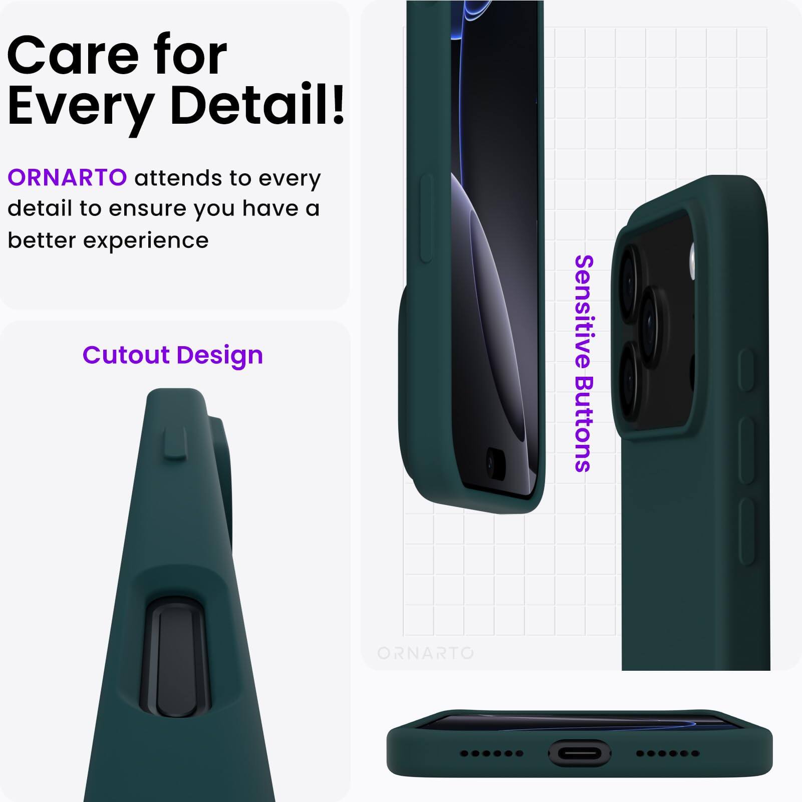 Care for Every Detail!

ORNARTO attends to every detail to ensure you have a better experience

Cutout Design

Sensitive Buttons