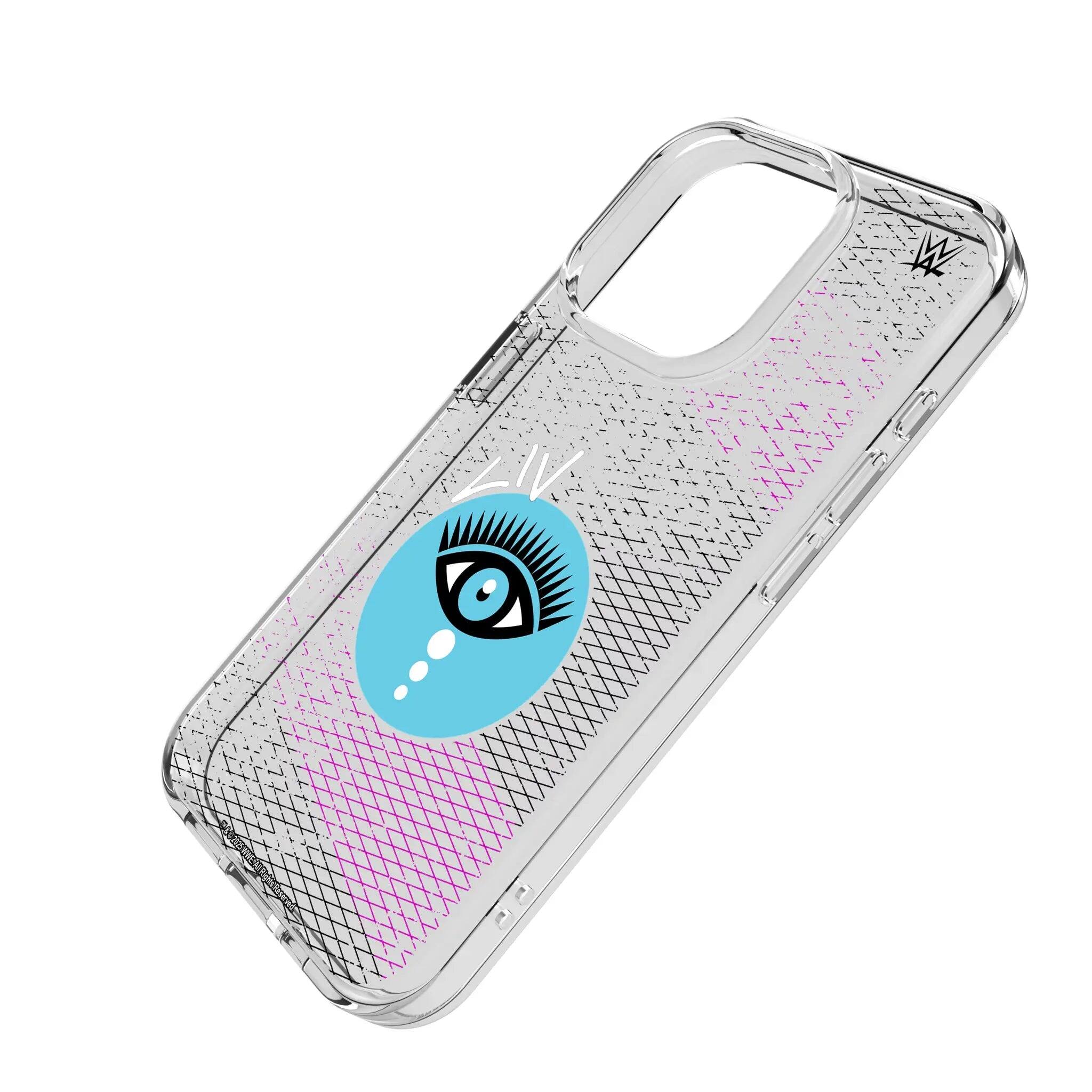 Angle. Keyscaper - WWE Steel Clear Phone Case - Apple iPhone 14 Pro - Liv Morgan.