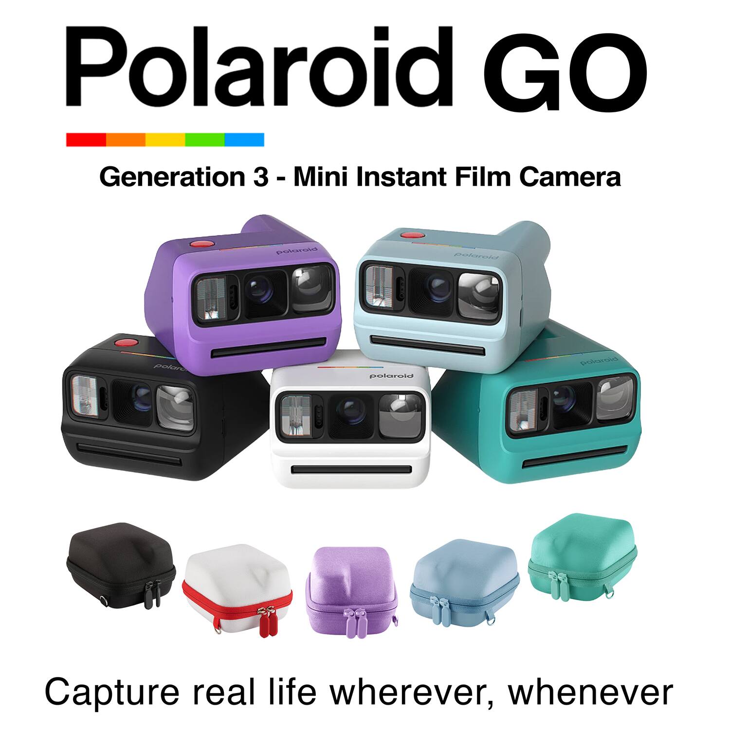 Polaroid GO  
Generation 3 - Mini Instant Film Camera  
polaroid  
pelaroid  
potato  
polaroid  
polaroid  
Capture real life wherever, whenever
