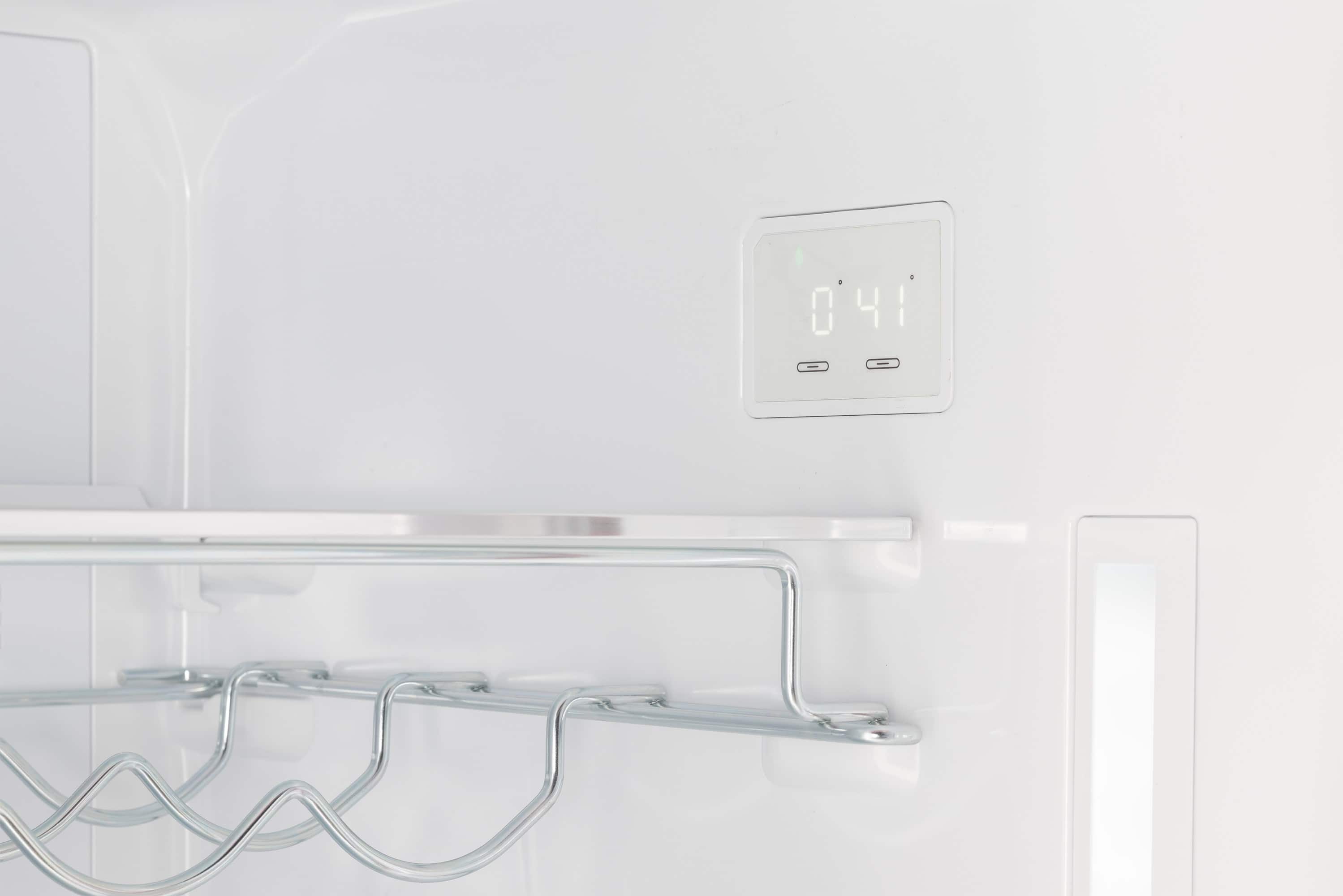 Alt View 5. Unique Appliances - Classic Retro 16.7 cu.ft Bottom Freezer Counter Depth Refrigerator - Matte Black.