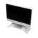 Alt View 11. Mind Reader - Marbella Collection, Monitor Stand, 22b. Capacity, Office, Resin, 9"L x 18.25"W x 3"H, White - White.