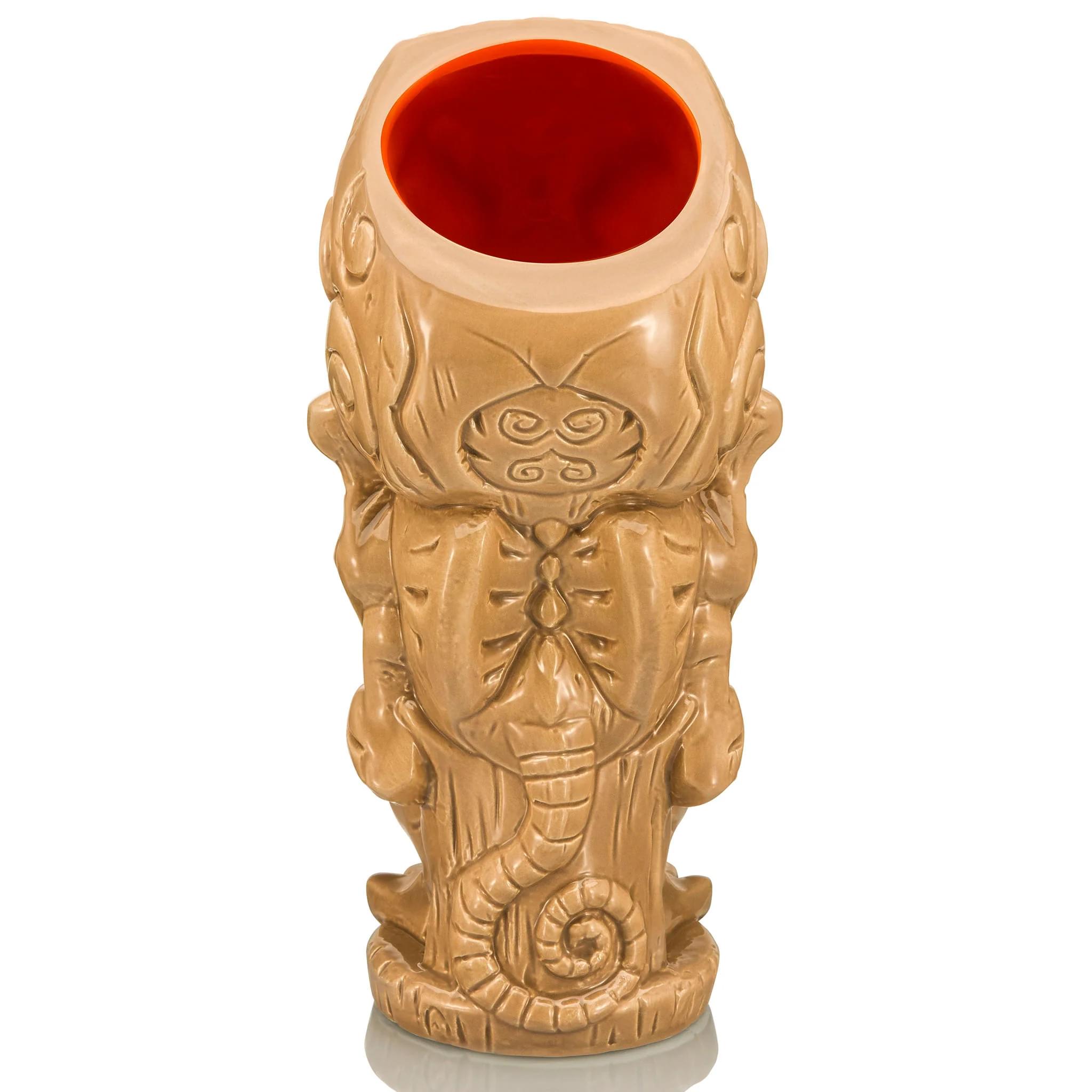 Alt View 1. ThinkGeek - Geeki Tikis Pumpkinhead Ceramic Mug | Holds 22 Ounces - Brown.