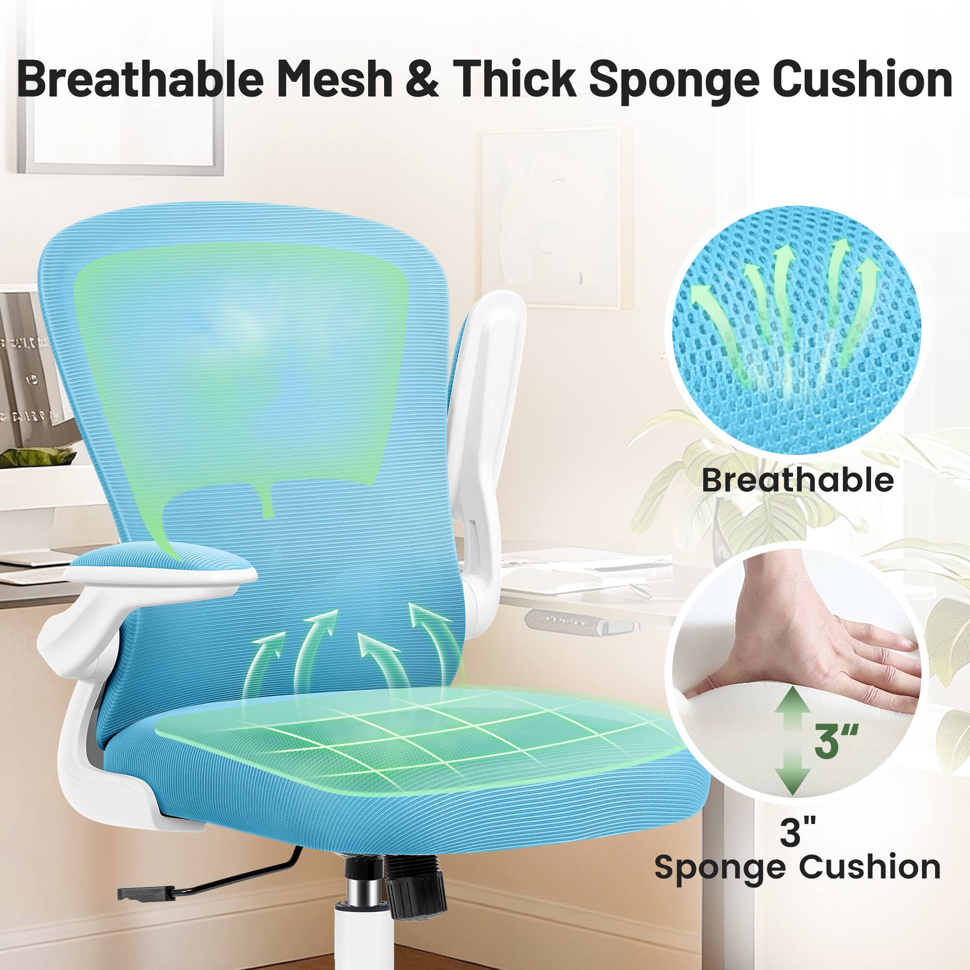 Breathable Mesh & Thick Sponge Cushion

Breathable 3" Sponge Cushion