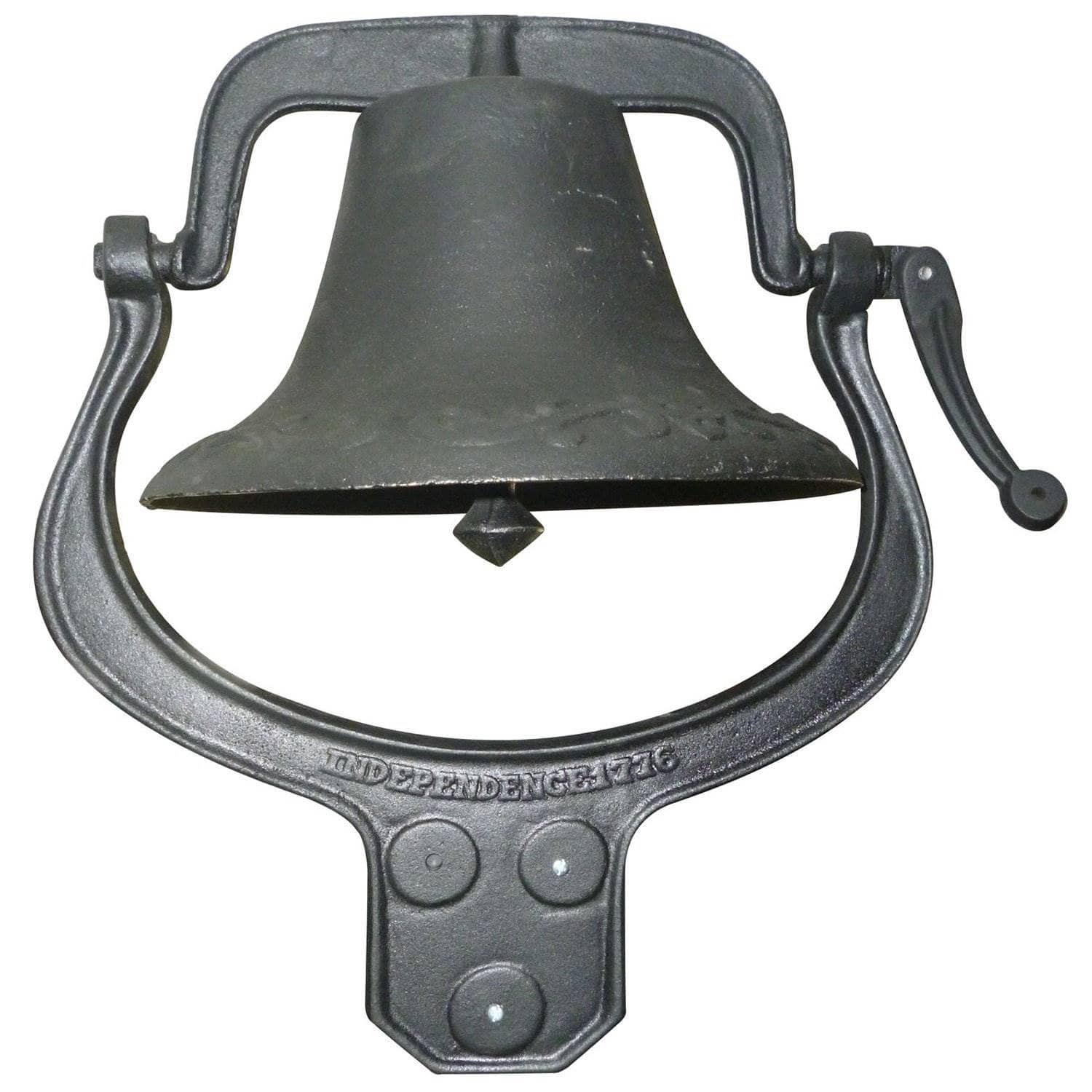 Yard Tuff - YTF-22LB Large Decorative Collectible Cast Iron Metal Farm Dinner Bell - Matte Black price history on PriceWatchPro