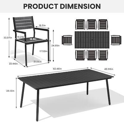 PRODUCT DIMENSION 18.5in 33.07in 19.29in 18.9in 24.6in 17.52in 22.44in 21.06in 82.48in 40.55in 29.13in