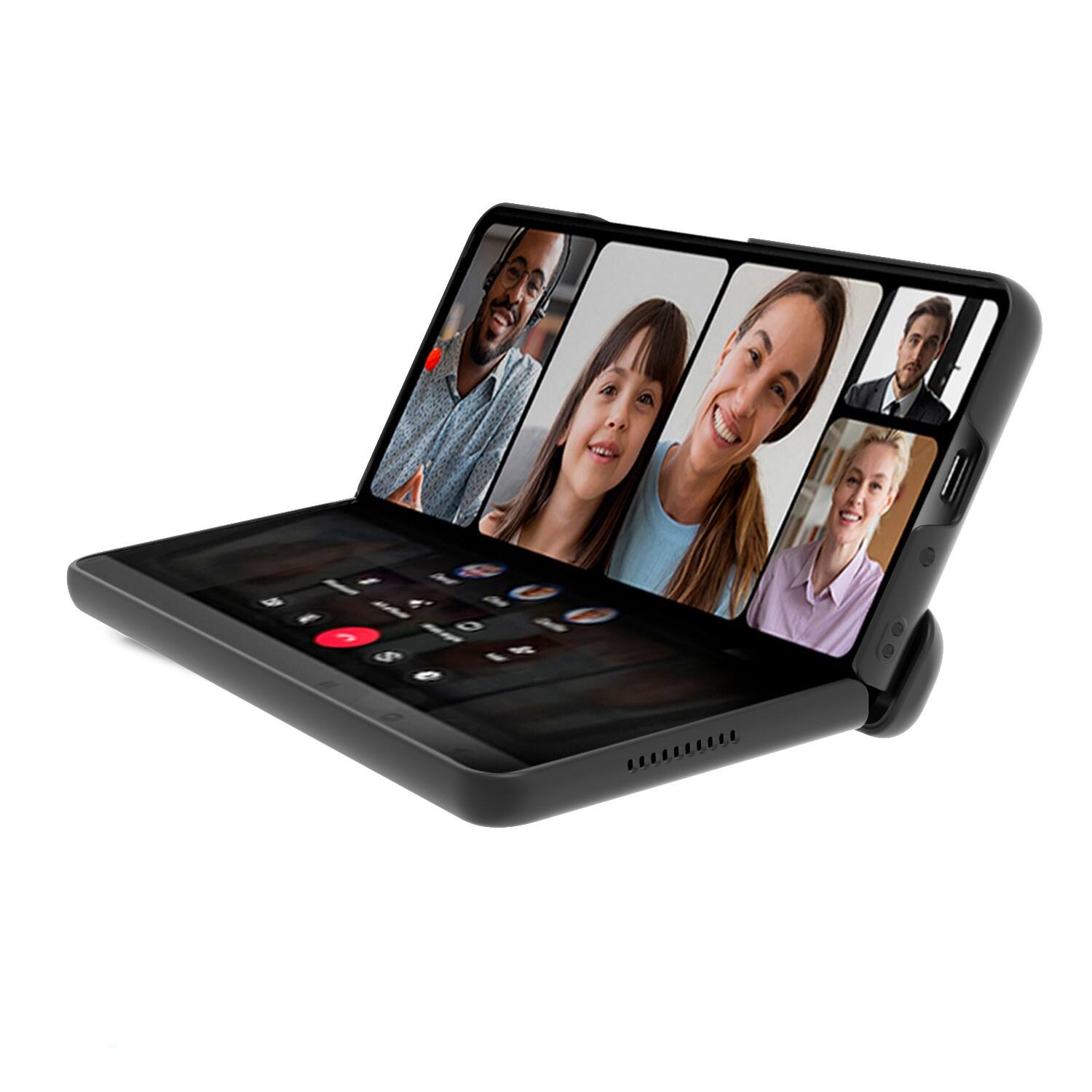 Alt View 15. SaharaCase - GRIP Series Case for Samsung Galaxy Z Fold4 - Black.