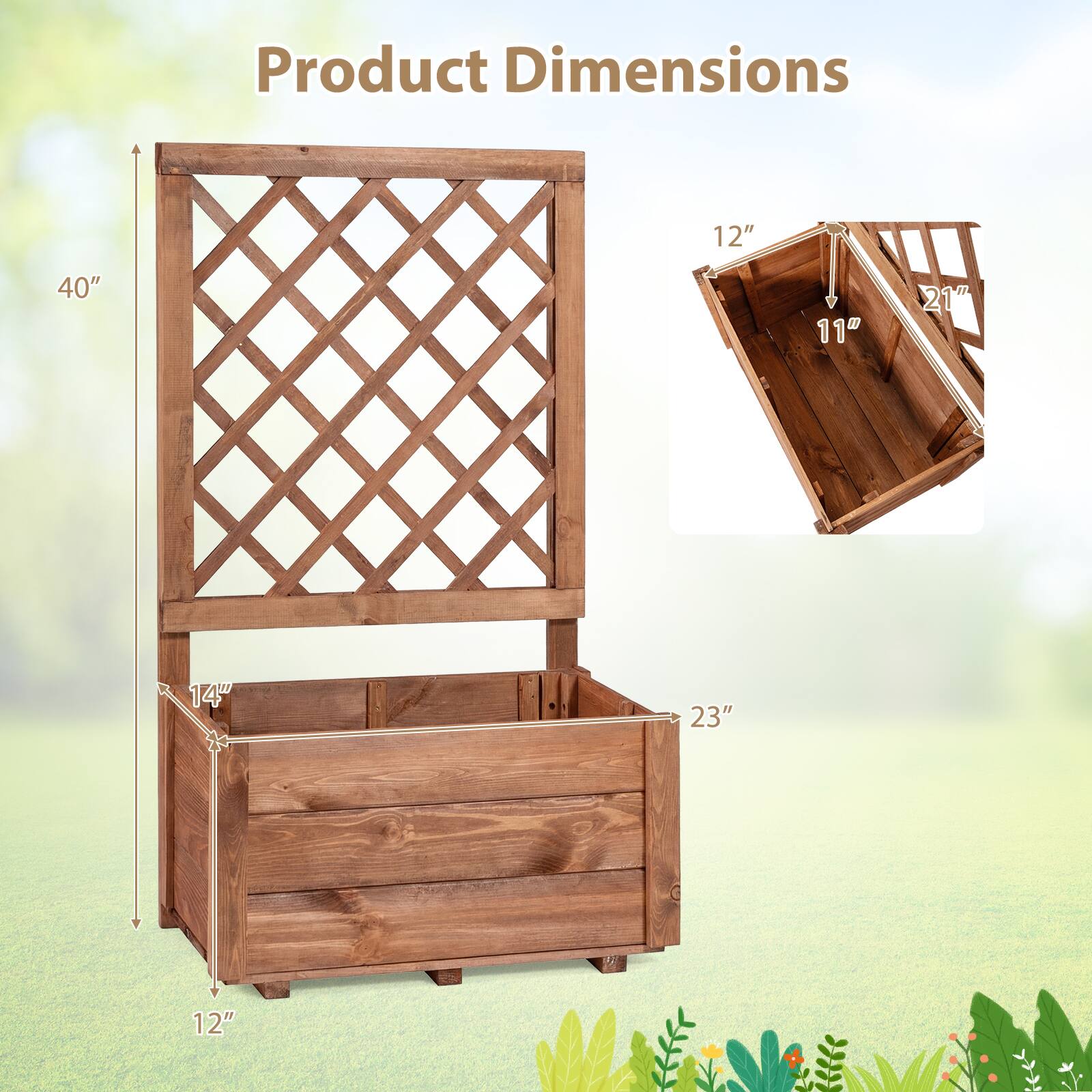 Product Dimensions: 12" x 40" x 11" x 21" x 14" x 23"