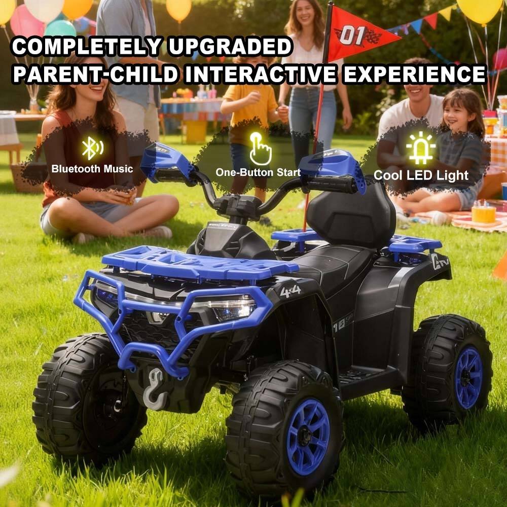 COMPLETELY UPGRADED PARENT-CHILD INTERACTIVE EXPERIENCE

- Bluetooth Music
- One-Button Start
- Cool LED Light