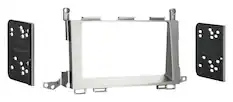 Front. Metra - Dash Kit for Select 2009-2016 Toyota Venza DDIN - Gray.