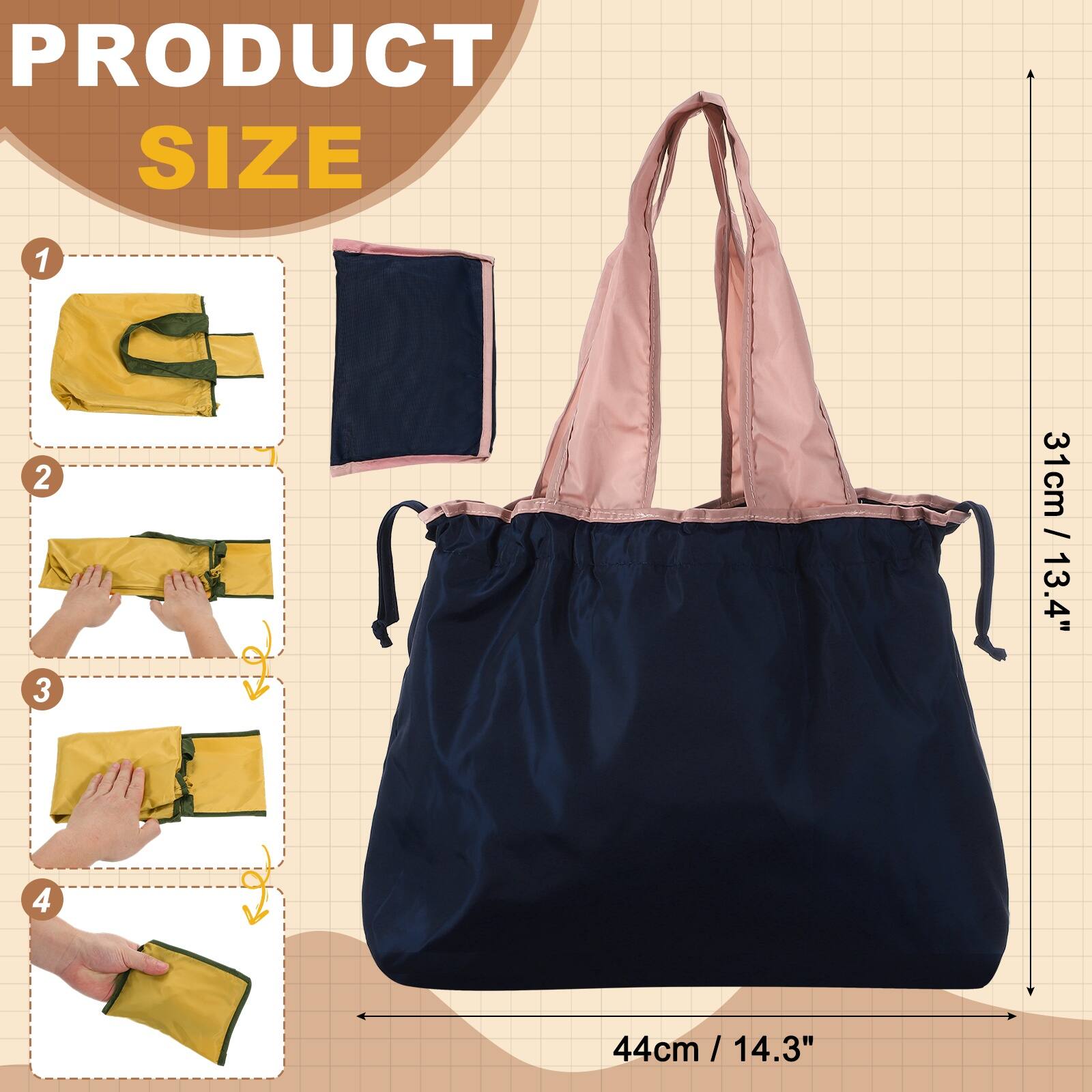 PRODUCT SIZE

1. 31cm / 13.4" / 2. 44cm / 14.3"