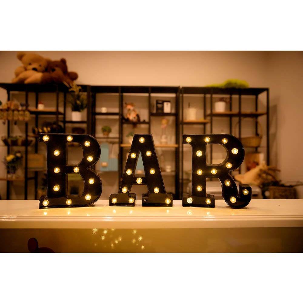 Alt View 4. Paradigms Interiors - Led Marquee Number Lights Sign Light Up For Night Wedding Birthday Party Christmas Lamp Home Bar Decoration - Default.