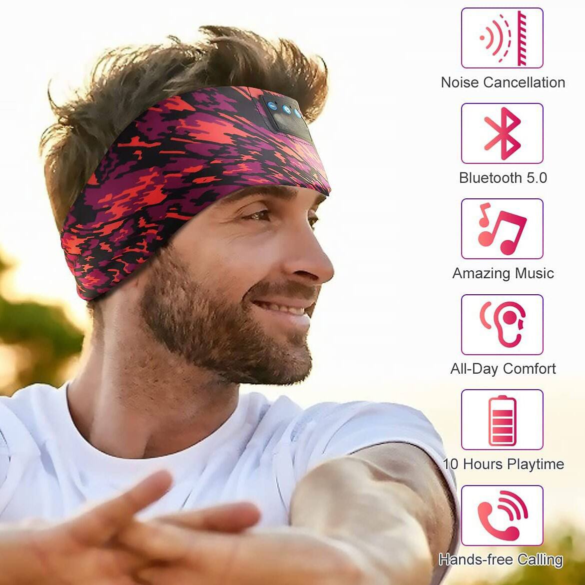 - Noise Cancellation
- Bluetooth 5.0
- Amazing Music
- All-Day Comfort
- 10 Hours Playtime
- Hands-free Calling