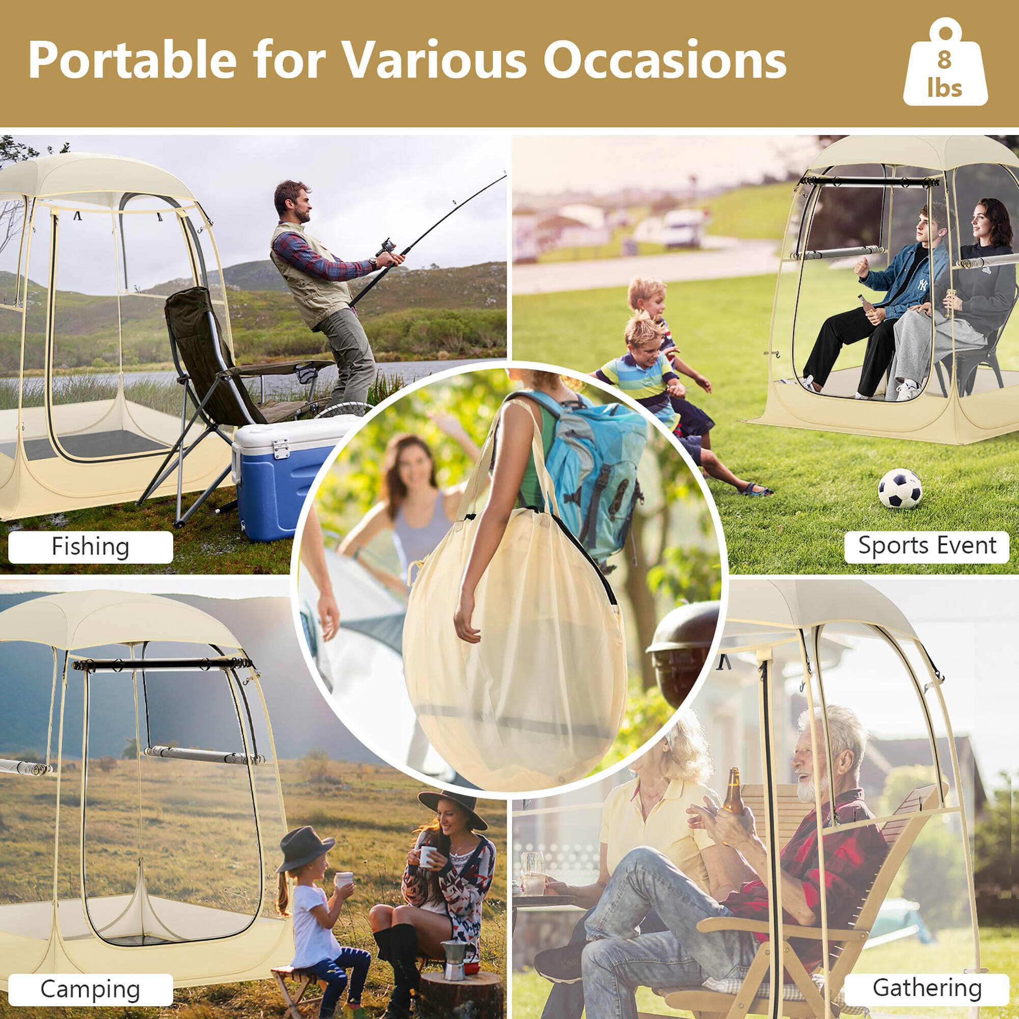 Portable for Various Occasions

8 lbs

Fishing  
Sports Event  
Camping  
Gathering