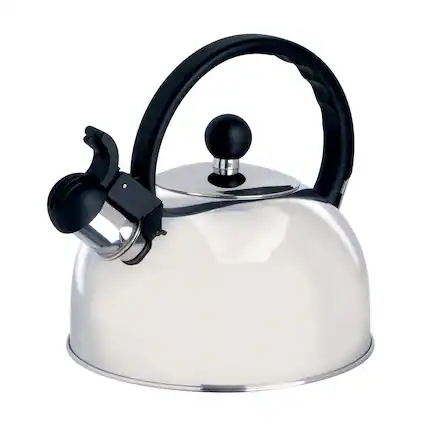 Front. Gibson - Gibson Springberry 2.25 Qt. Stainless Steel Kettle - Silver.