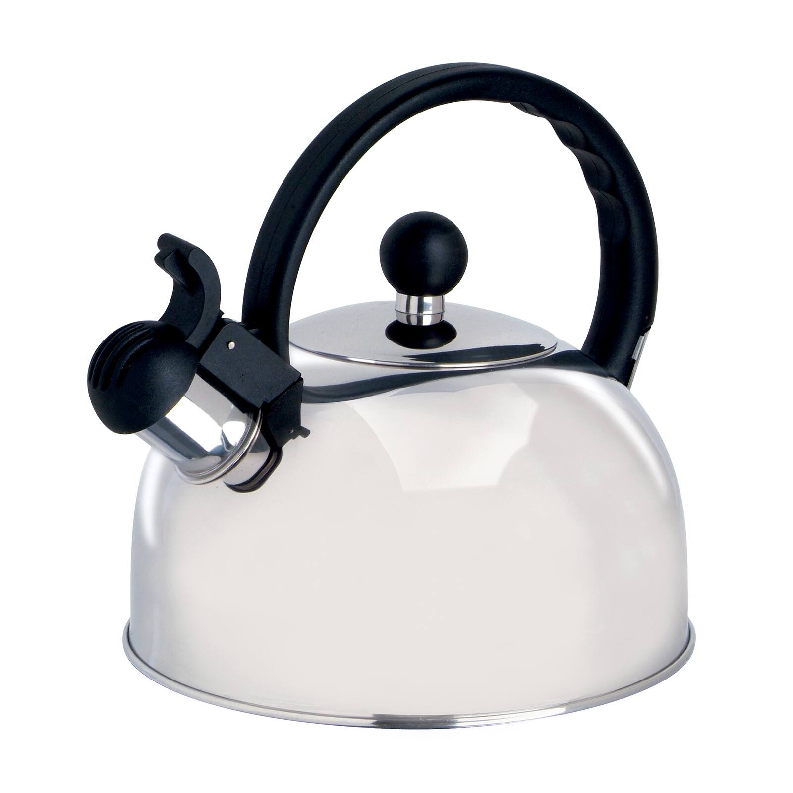 Front. Gibson - Gibson Springberry 2.25 Qt. Stainless Steel Kettle - Silver.