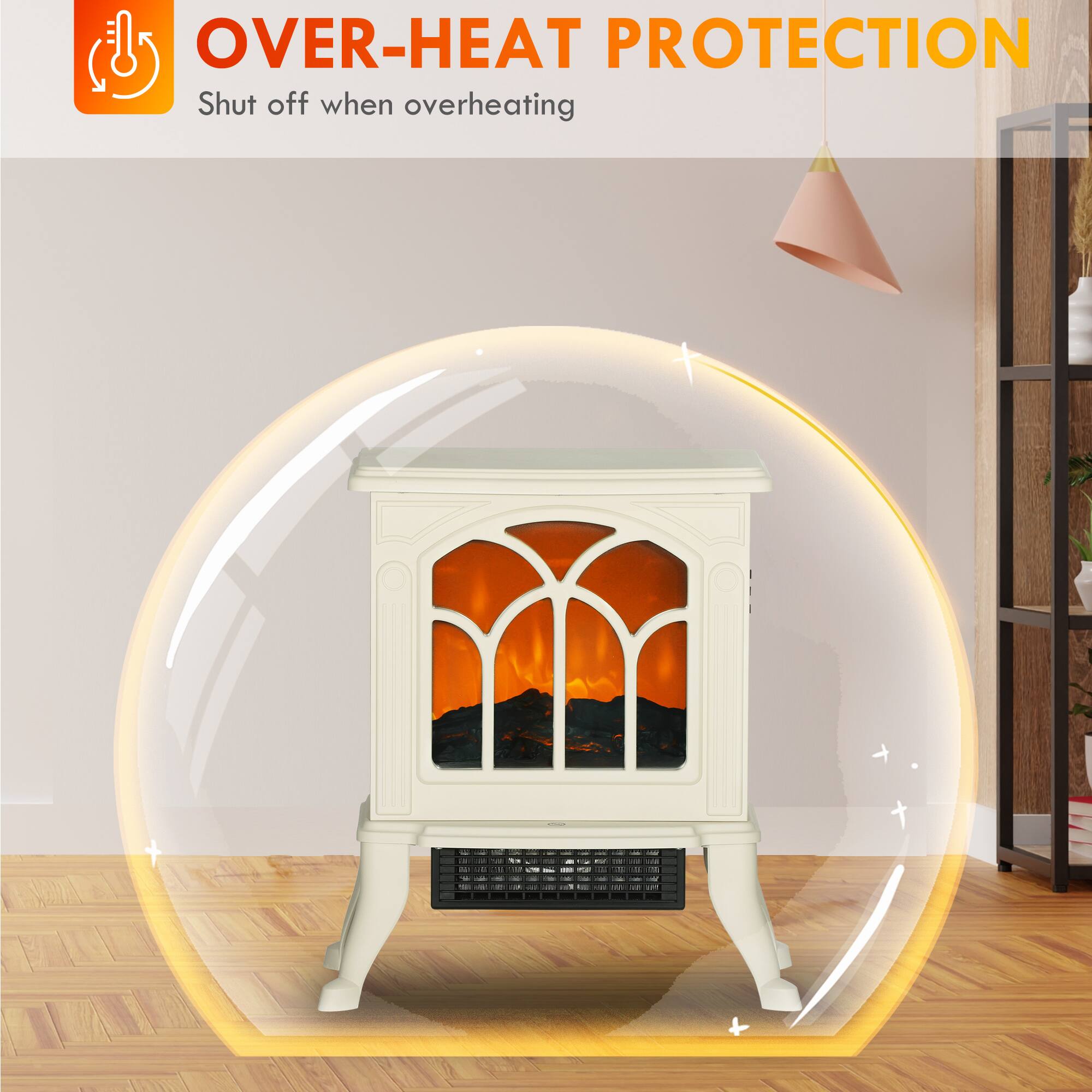 OVER-HEAT PROTECTION  
Shut off when overheating