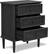 Alt View 18. Finch - Webster 3-Drawer Storage Cabinet - Dark Gray.