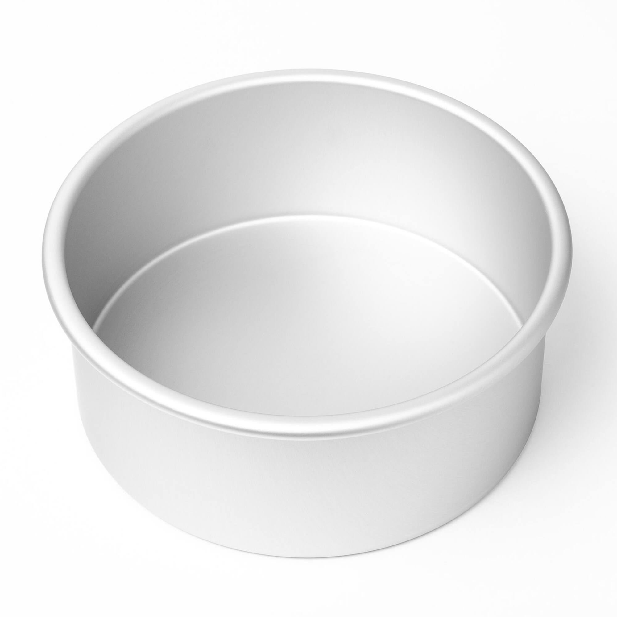 Alt View 3. Last Confection - Round Aluminum Cake Pan Sets - Silver.
