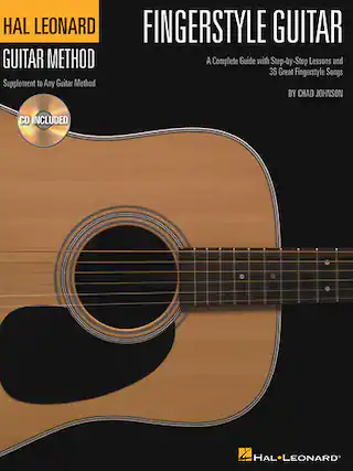 Front. Hal Leonard - Fingerstyle Guitar Method Instructional Book and CD - Multi.