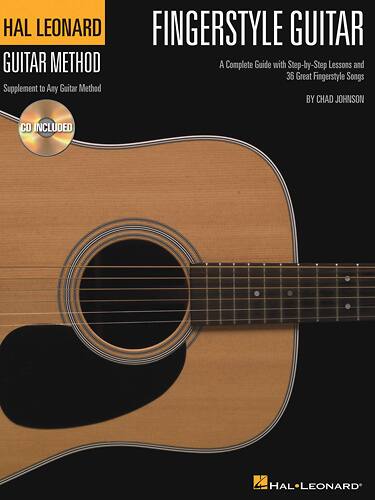 Front. Hal Leonard - Fingerstyle Guitar Method Instructional Book and CD - Multi.