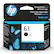 The image features a box of HP ink cartridges, specifically the 61 Black Noir cartridge. The box is blue and black, with butterflies on it. The cartridge is designed for use with HP printers and can be downloaded for free from the HP Smart app. The box contains a single cartridge, which is the 61 Black Noir ink cartridge.