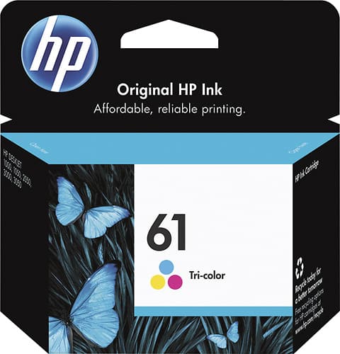 HP - 61 Standard Capacity Ink Cartridge - Tri-color - Front_Zoom