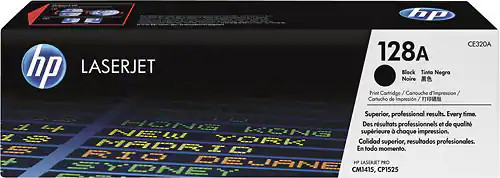 Front. HP - LaserJet 128A Print Cartridge - Black.