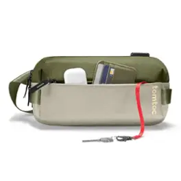 tomtoc - Explorer-T21 EDC Sling Bag, Compact Crossbody Bag Minimalist Sling Pack Daypack for Travel, Lightweight, Water-Resistant - Olive Green