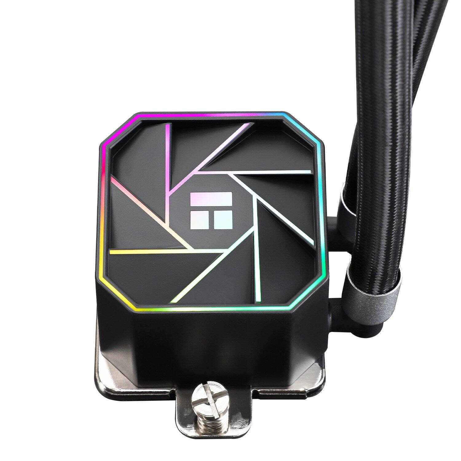 Alt View 1. Thermalright - Aqua Elite 240 V3 TL-C12B-S V2x2 PWM Fans, for AMD/AM4/AM5, Intel LGA1150/1151/1200/2011/1700, Liquid CPU Aio Cooler - Black.