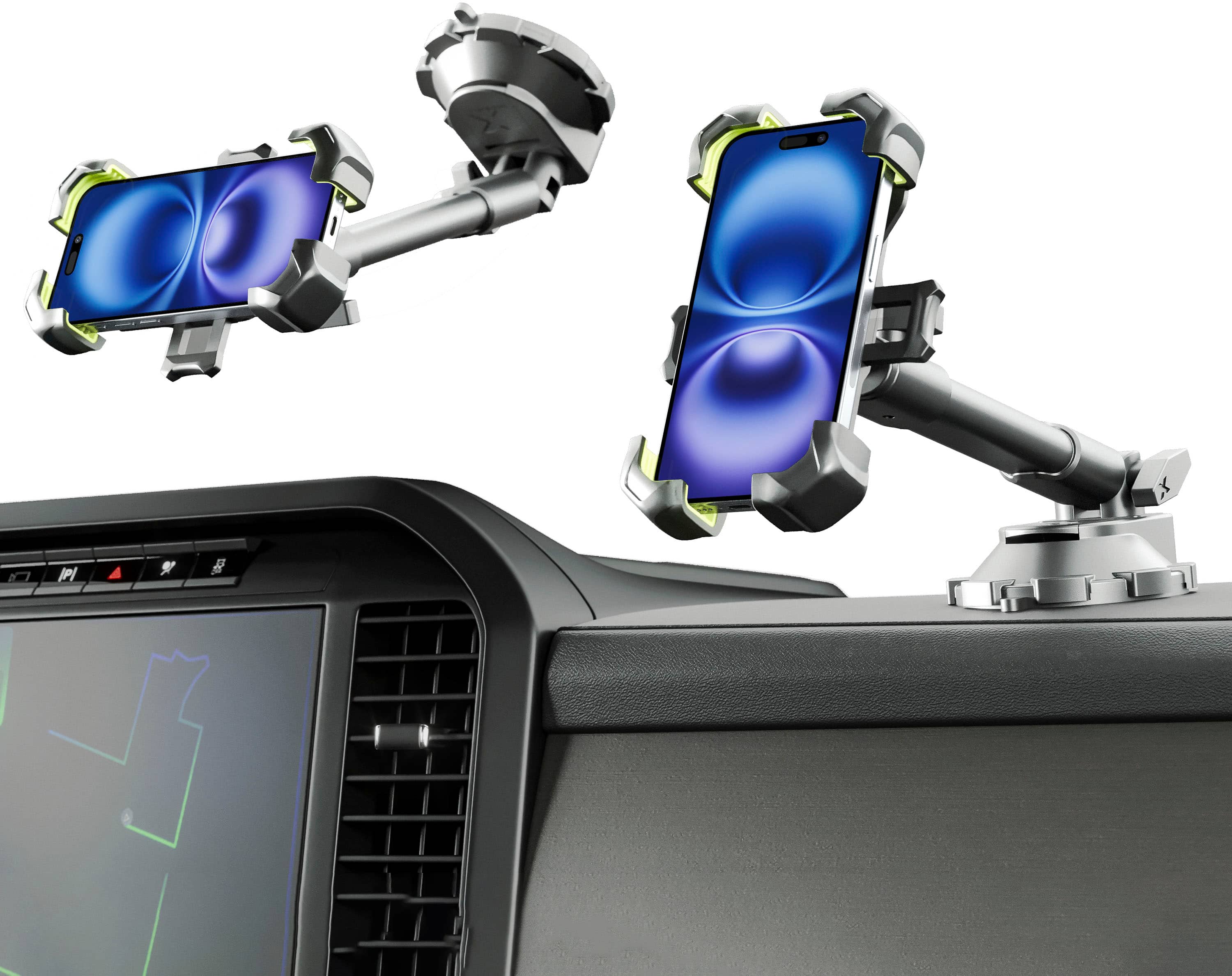 Alt View 14. Bracketron - HD X-LOCK Extend Dash & Window Mount - Black.