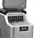 Alt View 12. NewAir - 45 lbs. Portable Countertop Clear Ice Maker with FrozenFall Technology - Stainless Steel.