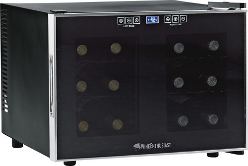 Silent Series12 Bottle Dual Zone Wine Refrigerator w/ Touchscreen -  Winestuff