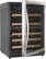 Angle Standard. Wine Enthusiast - N'FINITY 50-Bottle Wine Cellar - Stainless-Steel/Black.