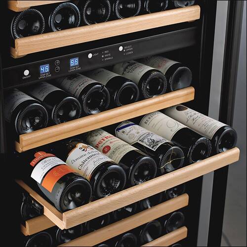 Best Buy Wine Enthusiast N'FINITY 50Bottle Wine Cellar StainlessSteel/Black 273 02 50 03
