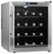 Front Zoom. Wine Enthusiast - 16-Bottle Wine Refrigerator - Stainless steel.