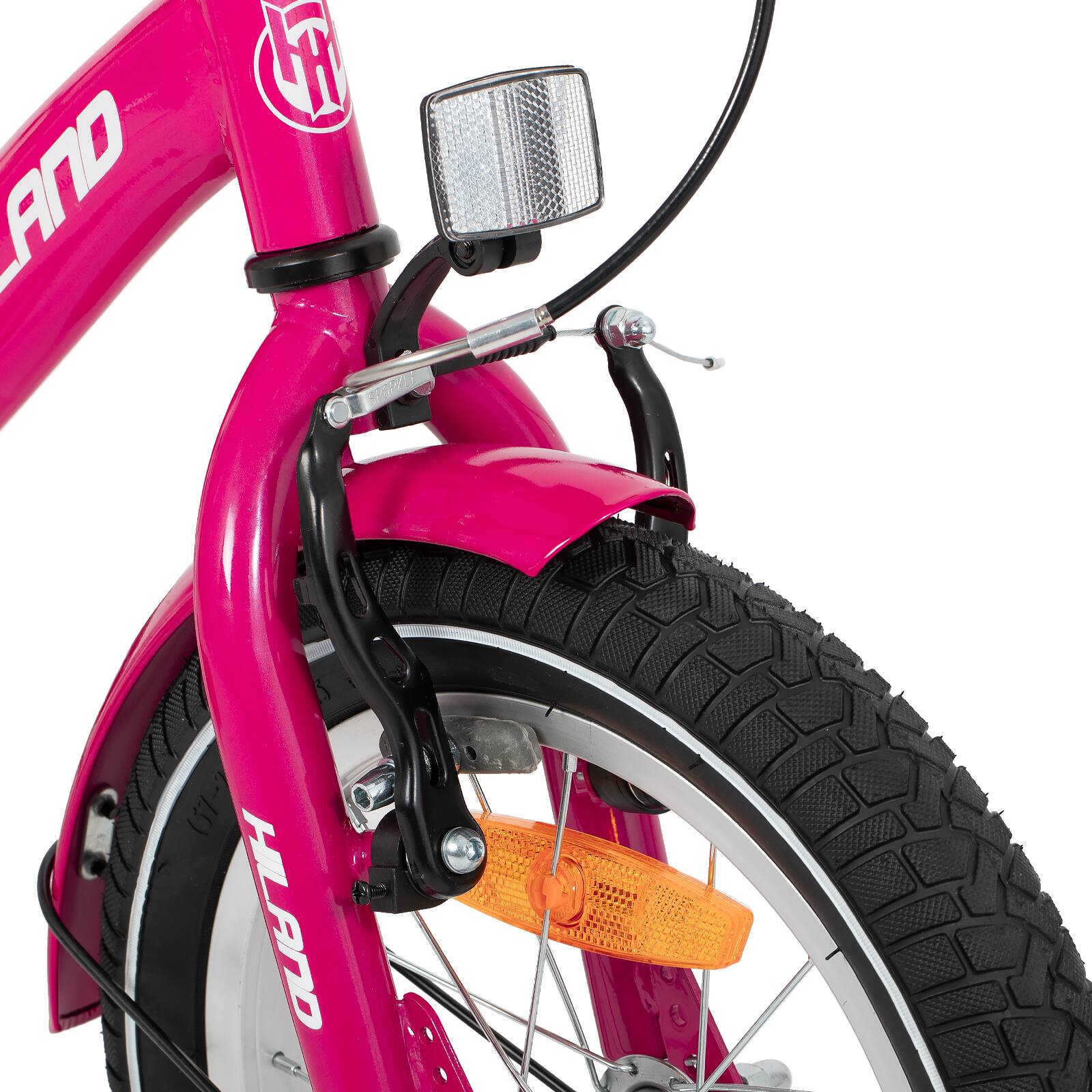HILAND Starry Kids Bike for Girls Ages 4 7, 16 Inch Kids Bicycle with ...