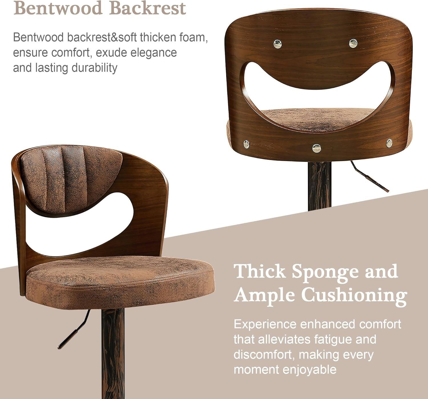 **Bentwood Backrest**

Bentwood backrest & soft thick foam, ensure comfort, exude elegance and lasting durability

**Thick Sponge and Ample Cushioning**

Experience enhanced comfort that alleviates fatigue and discomfort, making every moment enjoyable