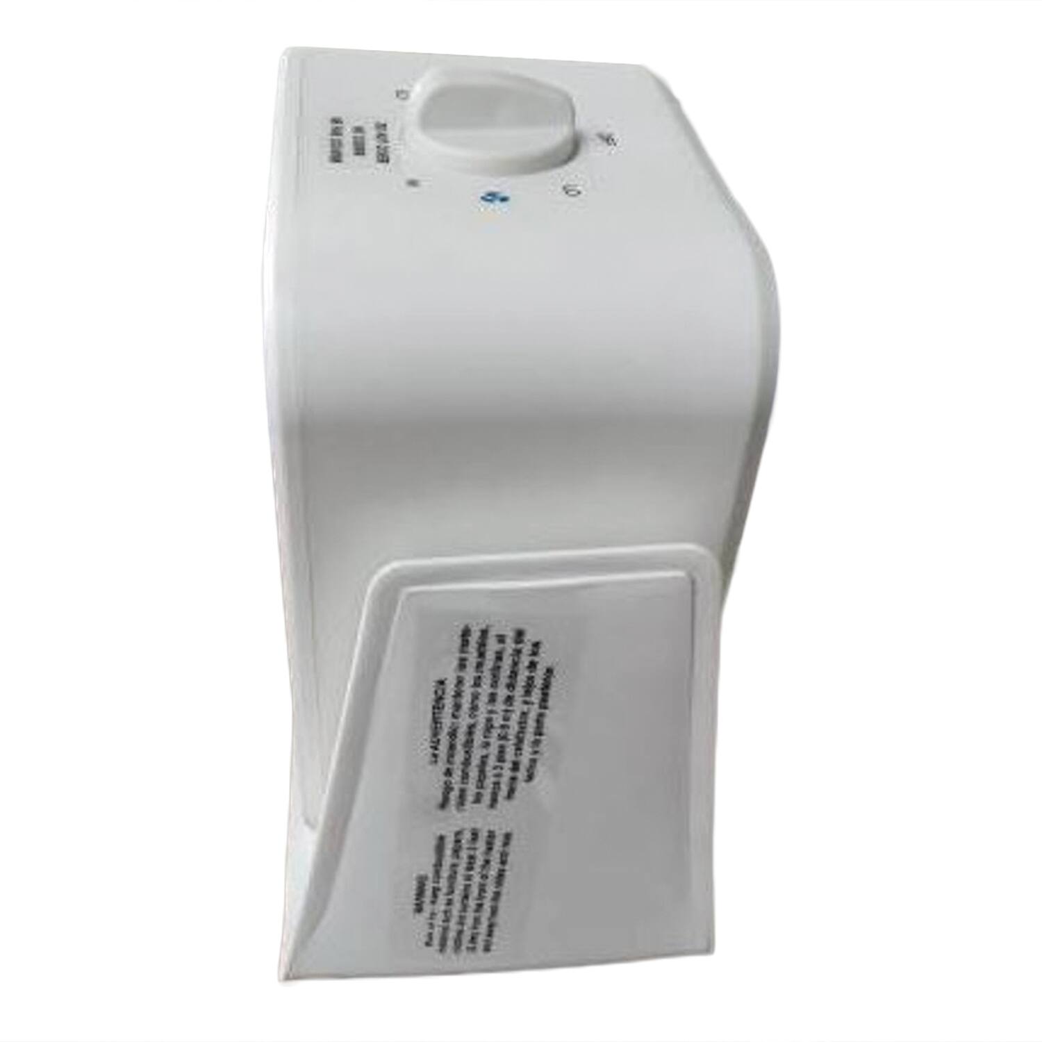 Alt View 3. Comfort Glow - EFH1527 1500-Watt Max Portable Electric Fan Heater with Tilting Base - White.