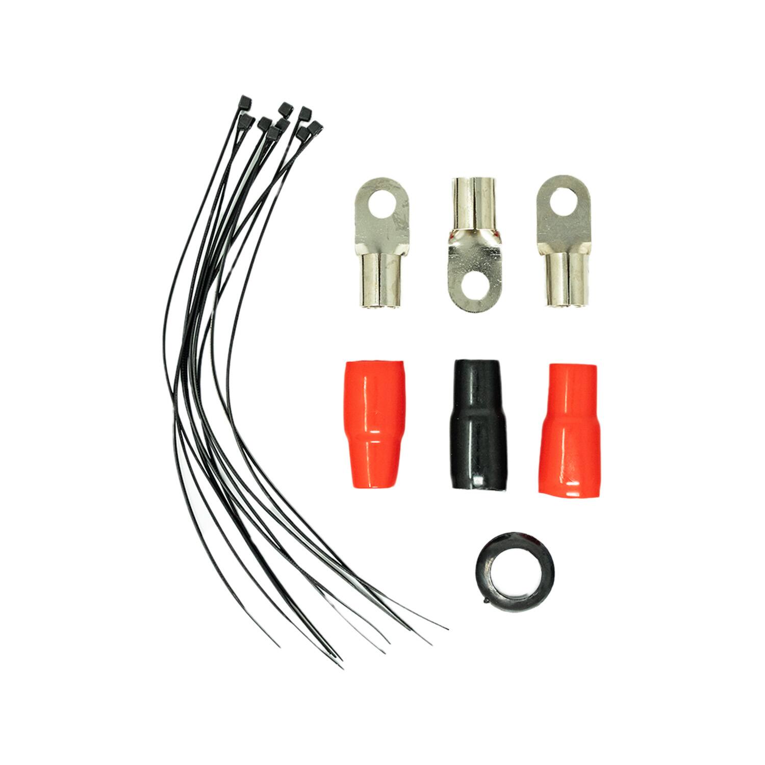 Alt View 6. SoundBox - SoundBox PCK0, 1/0 Gauge 2 Channel Amplifier Install Wiring Kit - 7500W.