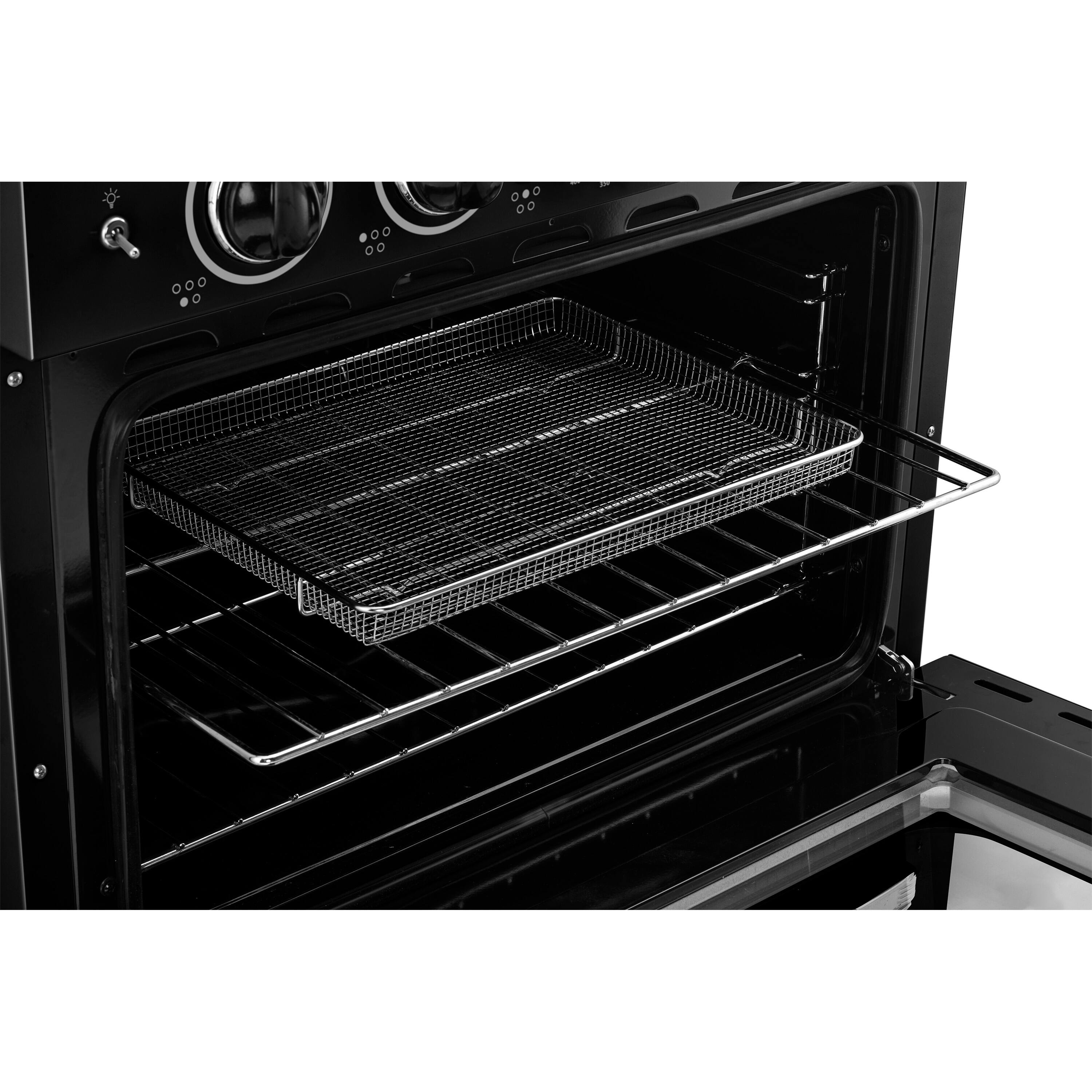 Alt View 2. Unique Appliances - 30 in. Wide 5 Elements Classic Retro 3.9 Cu. Ft. Freestanding Induction Range with Air Fry - Midnight Black.