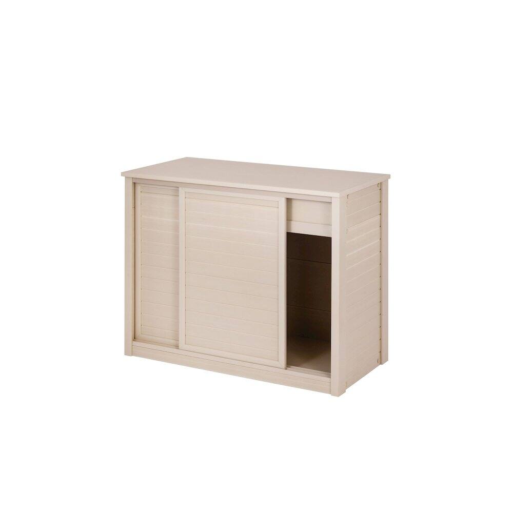 Left. New Age Pet - New Age Pet ECOFLEX 36" Versa Multi-Purpose Cabinet Stand - Maple - Maple.